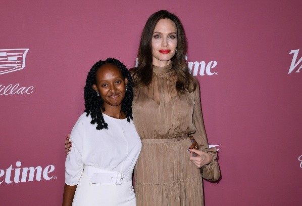 Angelina Jolie y Zahara Jolie Pitt. Foto: (Getty)