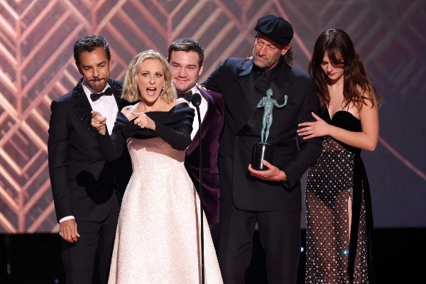 CODA se quedó con la estatuilla al Mejor elenco en cine (Foto: Getty)