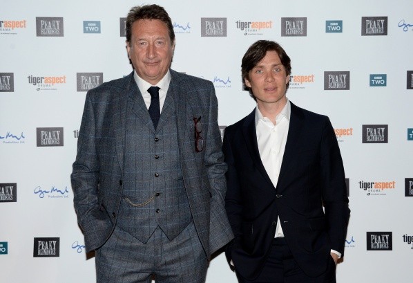 Steven Knight y Cillian Murphy. Foto: (Getty)