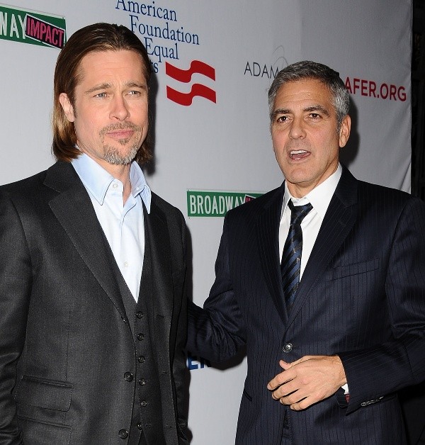 brad pitt george clooney