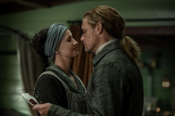 Sam Heughan y Caitriona Balfe volvieron a ponerse en la piel de Jamie y Claire. Foto: (Starz)