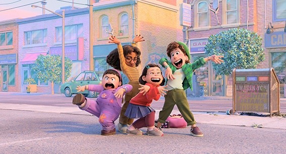 Priya, Miriam y Abby son las amigas de Mei (Foto: Disney)