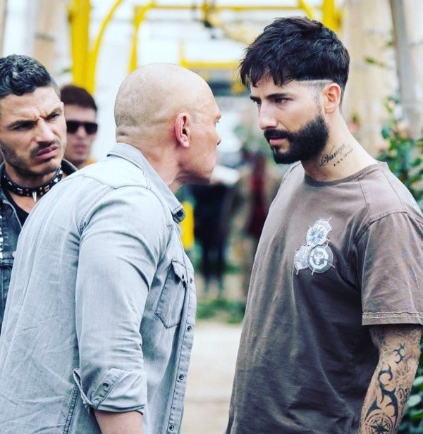 Lucho Velasco y Carlos Torres en La Reina del Flow 2. Foto: (@lucho_velasco)