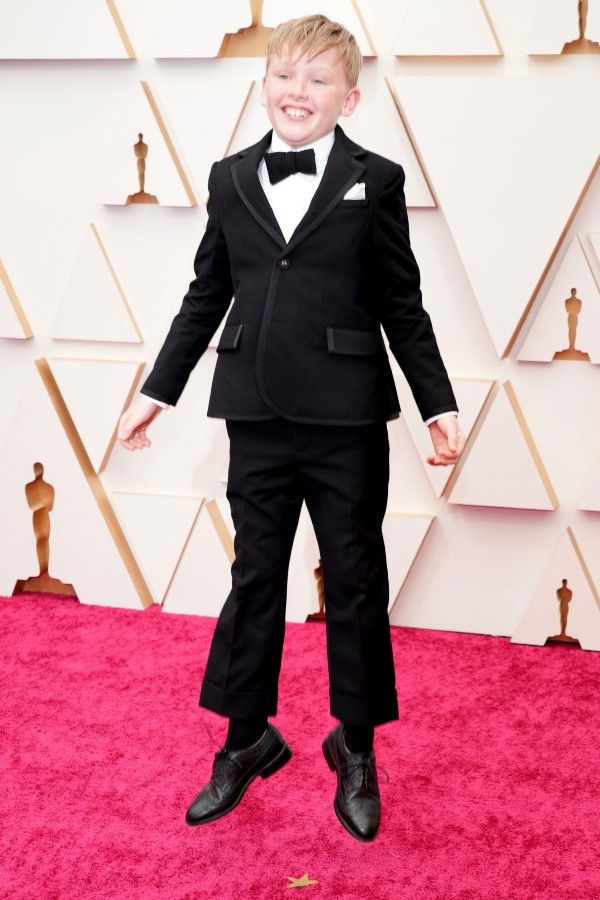 Jude Hill en la alfombra roja. Foto: (Getty)