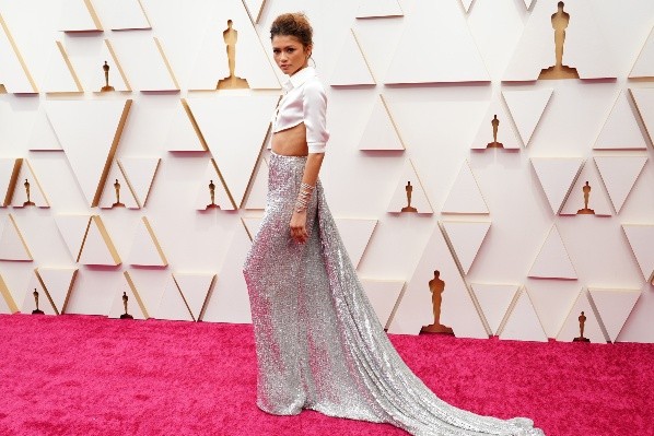 Zendaya en la alfombra roja. Foto: (Getty)
