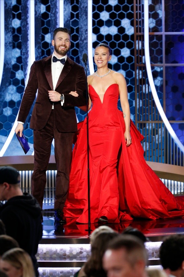 Chris Evans y Scarlett Johansson. Foto: (Getty)