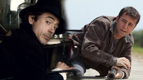 robert downey jr sherlock joseph gordon levitt looper