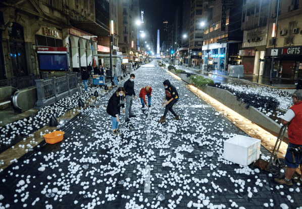 Filmaciones en Buenos Aires. Fuente: (Netflix)