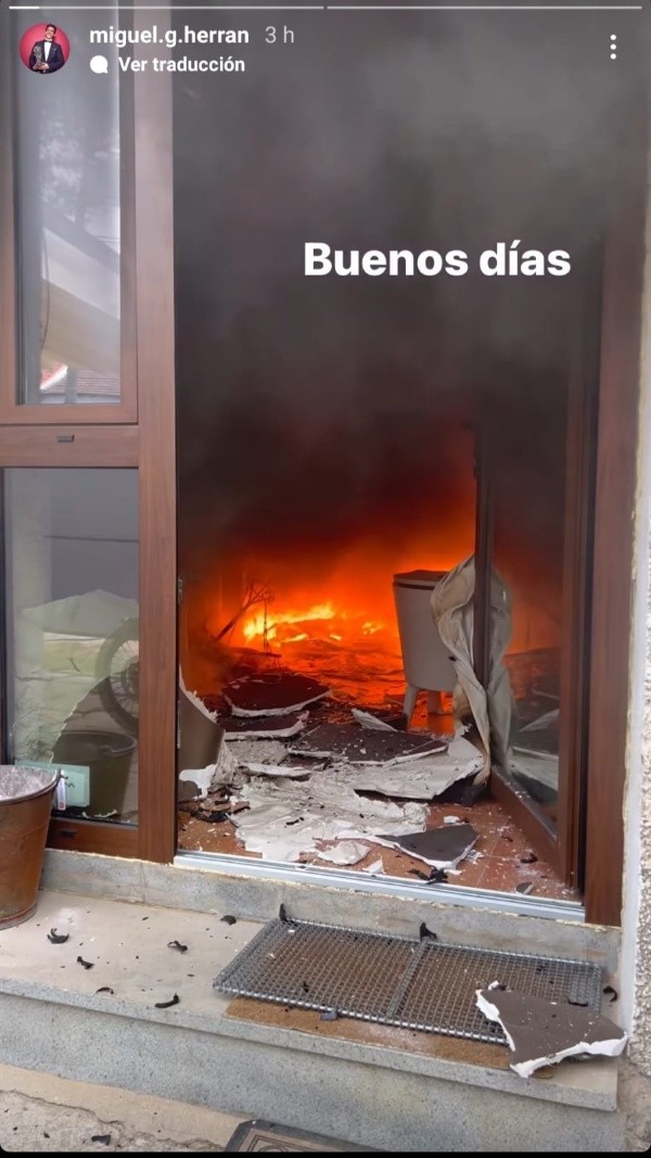 La primera publicación de Miguel Herrán. 