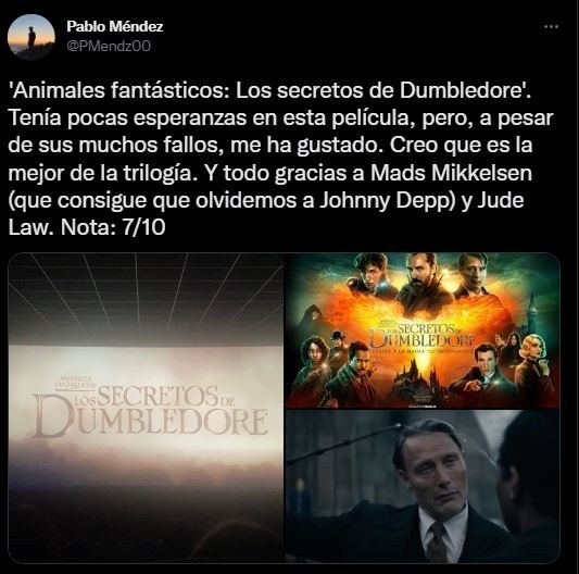 Twitter animales fantásticos