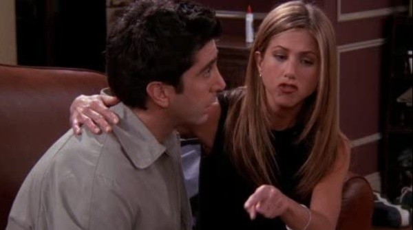 David y Jennifer en Friends. Foto: (IMDB)