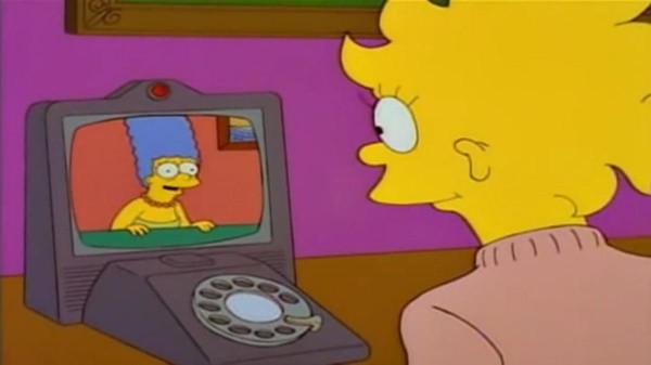 Los Simpson predijeron las video llamadas.