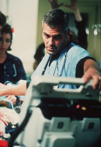 George Clooney en ‘Urgencias’. Fuente: (Getty images)