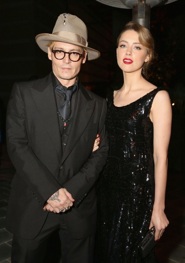 Johnny Depp y Amber Heard en 2014. Foto: (Getty)