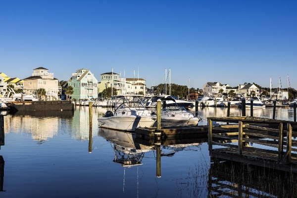 Carolina Beach,es un pueblo ubicado en el Condado de New Hanover en el estado de Carolina del Norte. Fuente: (Getty images)