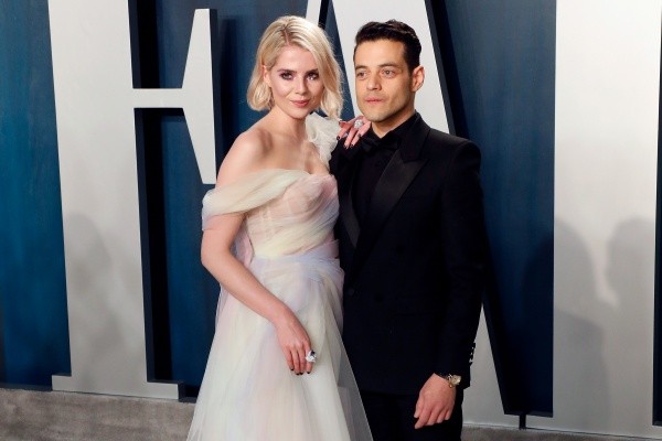 Rami Malek y Lucy Boynton. Foto: (Getty)