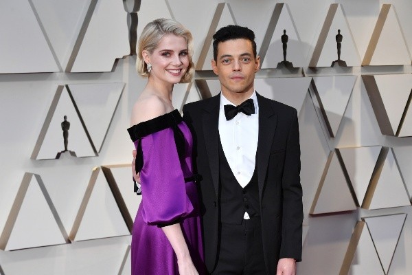 Rami Malek y Lucy Boynton en 2019. Foto: (Getty)
