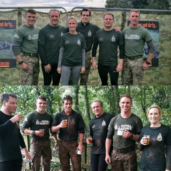 Henry Cavill con los Royal Marines. Foto: (@henrycavill)