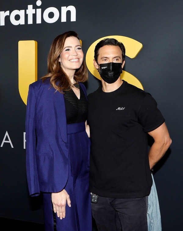 Milo Ventimiglia y Mandy Moore, protagonistas de This Is Us (Getty).