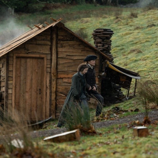 Sam Heughan y Caitriona Balfe en la temporada 6. Foto: (Starz)