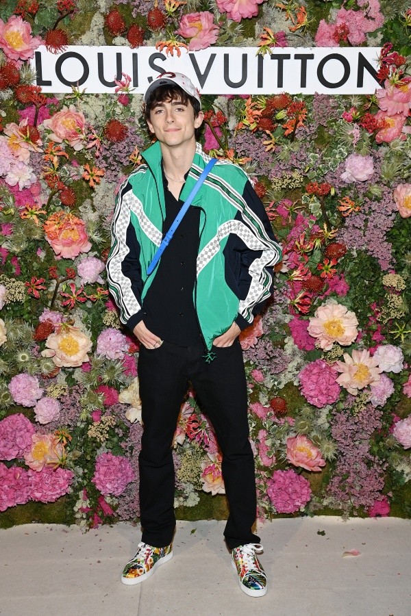 Timothée Chalamet en la Cena Louis Vuitton durante el 74º Festival de Cine de Cannes (Getty).