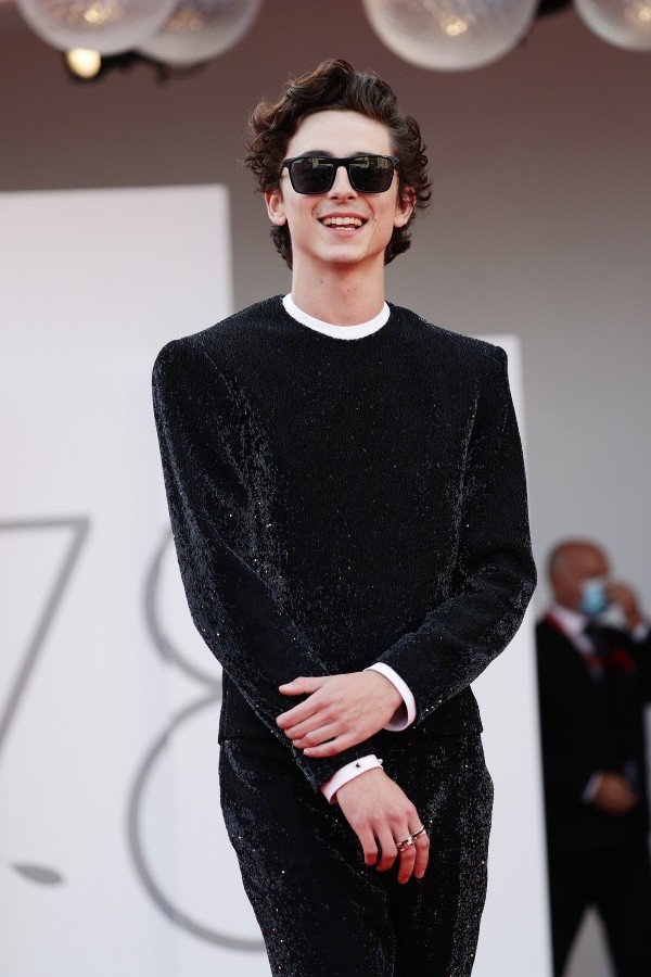 Timothée Chalamet en el 78º Festival Internacional de Cine de Venecia (Getty).