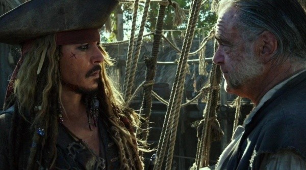 Johnny Depp y Kevin McNally. Foto: (IMDB)