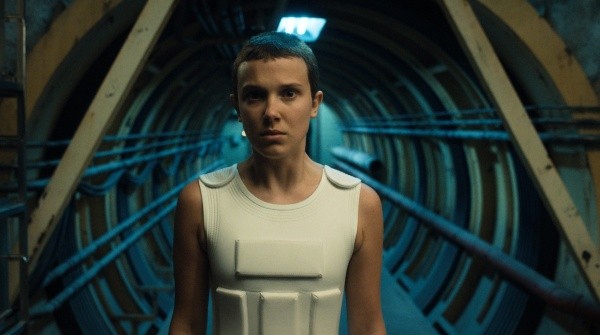 Millie Bobby Brown no fue rapada para la cuarta temporada. Foto: (Netflix)