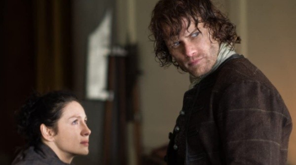 Sam Heughan y Caitriona Balfe en Outlander. Foto: (IMDB)
