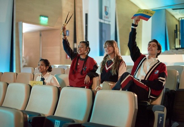 Los protagonistas de Rebelde. Foto: (Netflix)