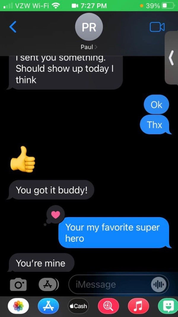 El tierno gesto de Paul Rudd con un fan que sufría bullying (Facebook:Cassandra Cooper).