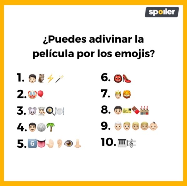 ¡Adivina la película con emojis!
