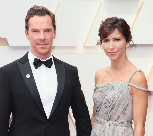 Benedict Cumberbatch con su esposa, Sophie Hunter. Foto: (Getty)