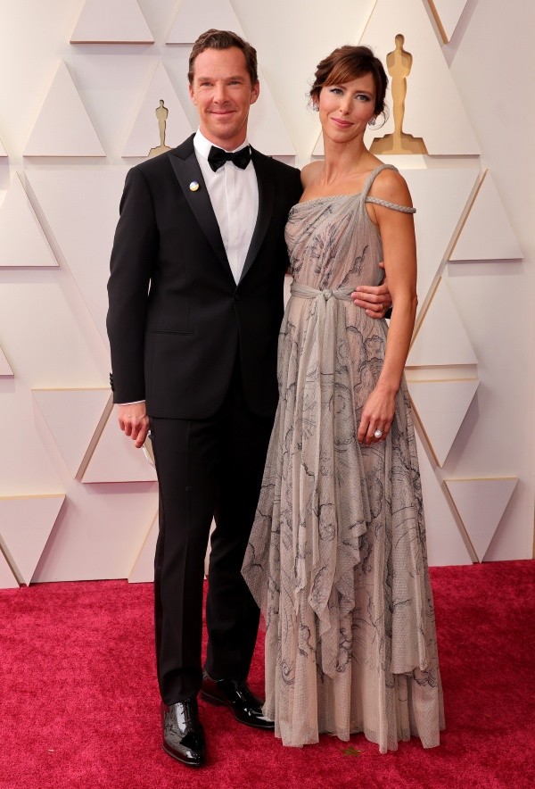 Benedict Cumberbatch y su esposa, Sophie Hunter. Foto: (Getty)