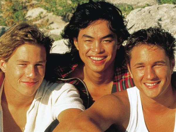 Heath Ledger y Martin Henderson en Sweat (IMDb).