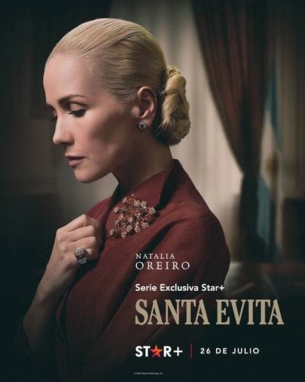 santa evita eva duarte de peron natalia oreiro star+