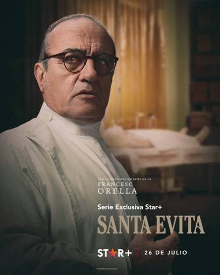 santa evita star+ pedro ara francesc orella