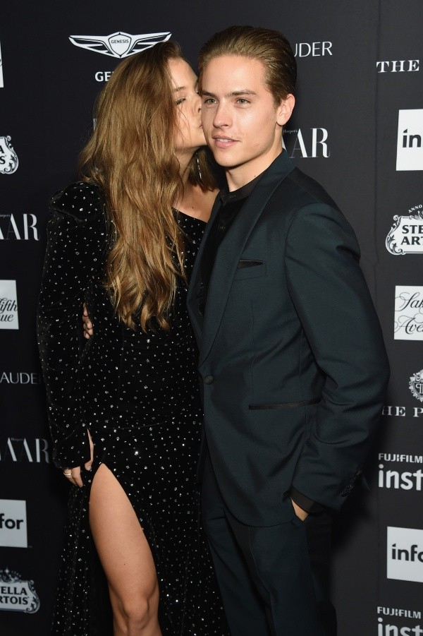 Barbara Palvin y Dylan Sprouse en 2018 (Getty).