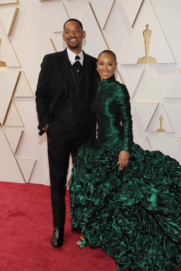 Jada Pinkett Smith acompañó a Will Smith en los Premios Óscar (Getty).
