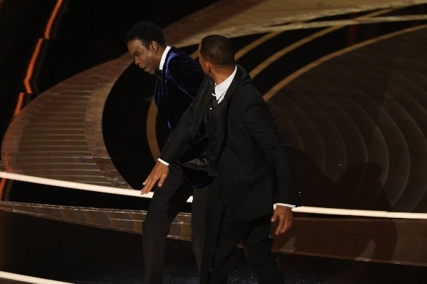 Will Smith golpeó a Chris Rock en los Premios Óscar (Getty).