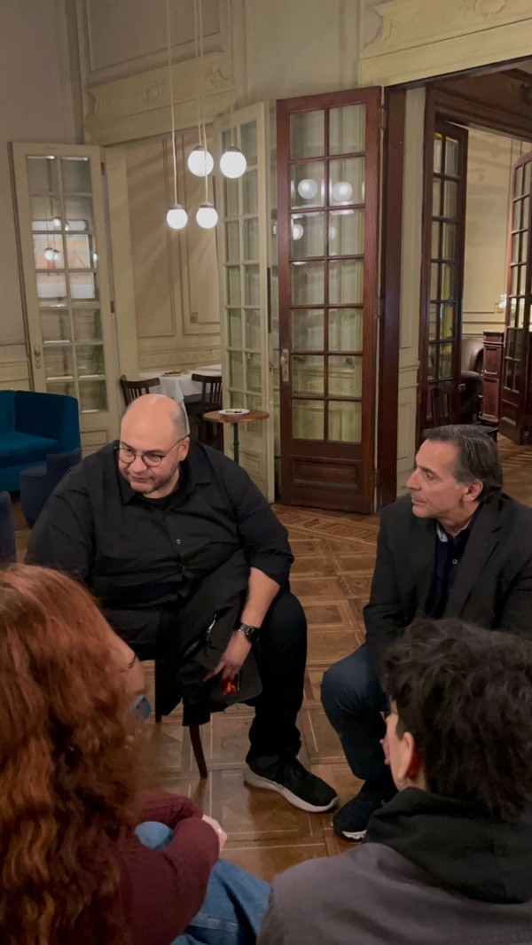 Harry Chambarry y Ezio Massa