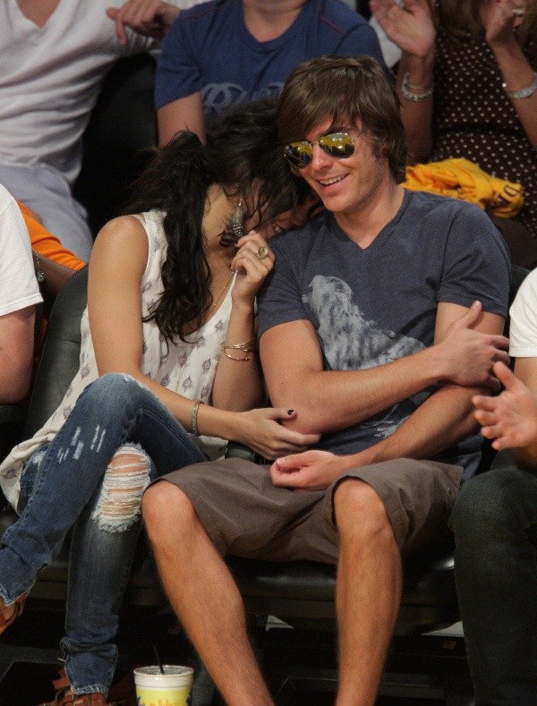 Zac Efron y Vanessa Hudgens en 2009 (Getty).