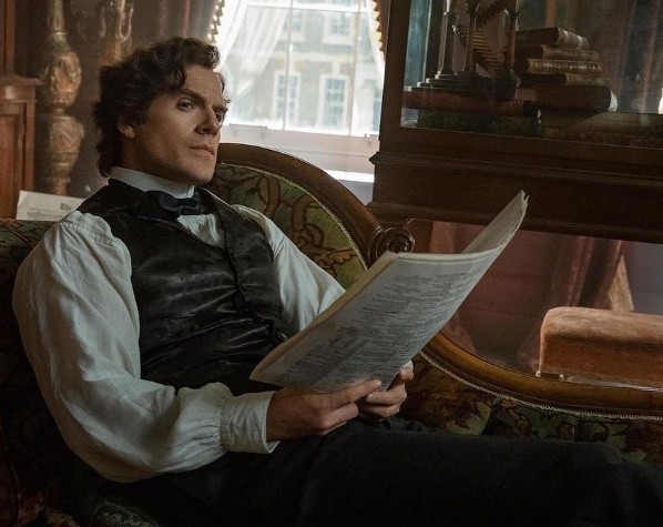 Henry Cavill en Enola Holmes. Foto: (Netflix)