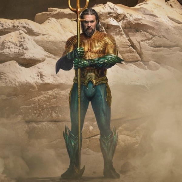 Jason Momoa protagoniza Aquaman de DC Comics (IMDb).