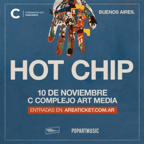 Hot Chip regresa a Argentina en 2022 (PopArt Music).
