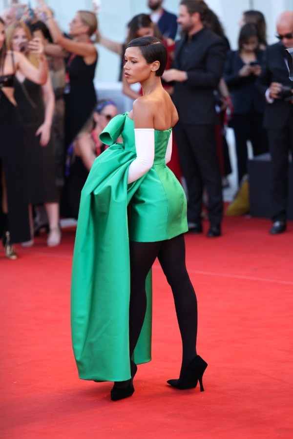 Taylor Russell en el Festival de Cine de Venecia (Getty).