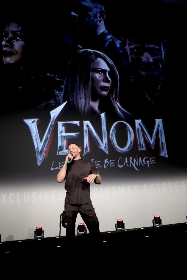 Tom Hardy encabezó Venom, un éxito de taquilla (Getty).