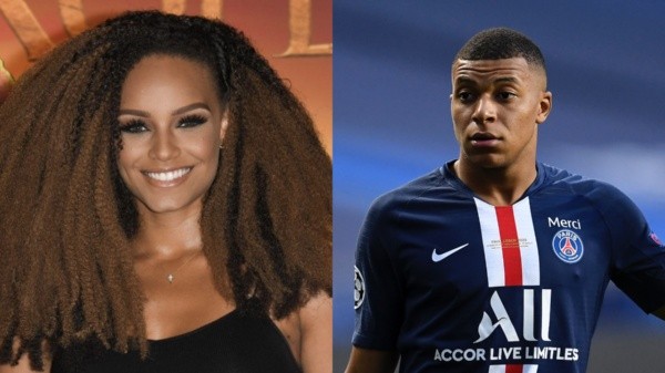 Alicia Aylies y Kylian Mbappé 