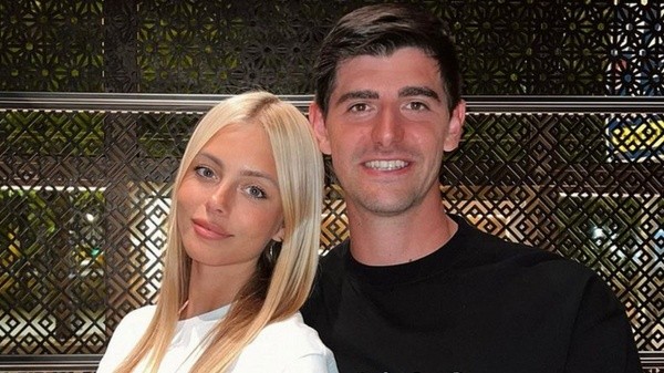 Mishel Gerzig y Thibaut Courtois