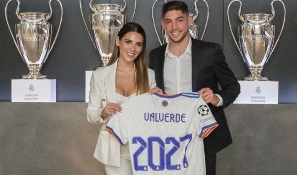 Mina Bonino y Fede Valverde